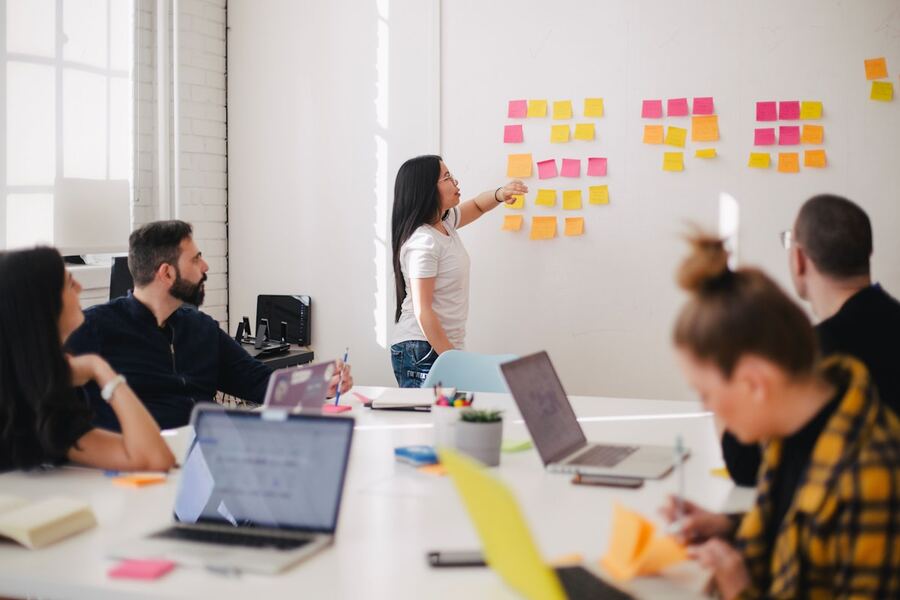 Atelier collaboratif en entreprise