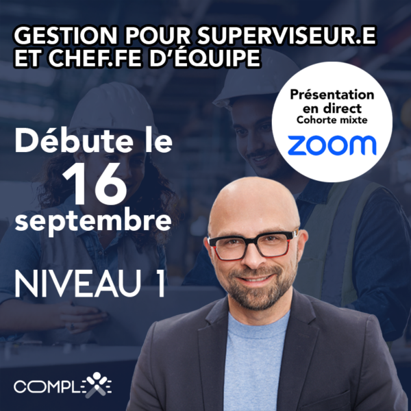 Compétences de gestion - Superviseur niveau 1