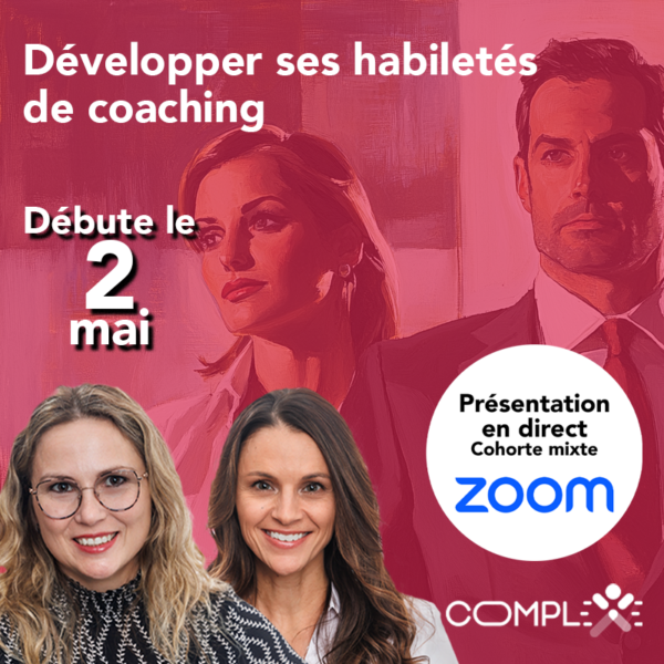 Compétences de gestion – Coaching au travail (cohorte mixte)