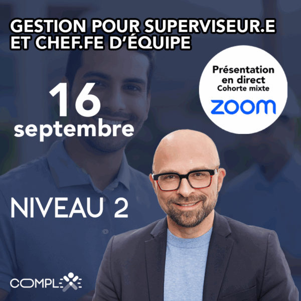 Compétences de gestion - Superviseur Niveau 2 (cohorte mixte automne 2025)
