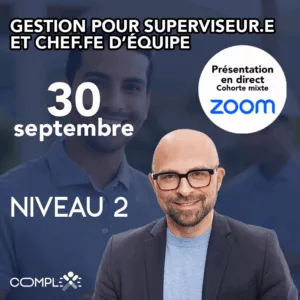 CMA25-Superviseur Niveau 2